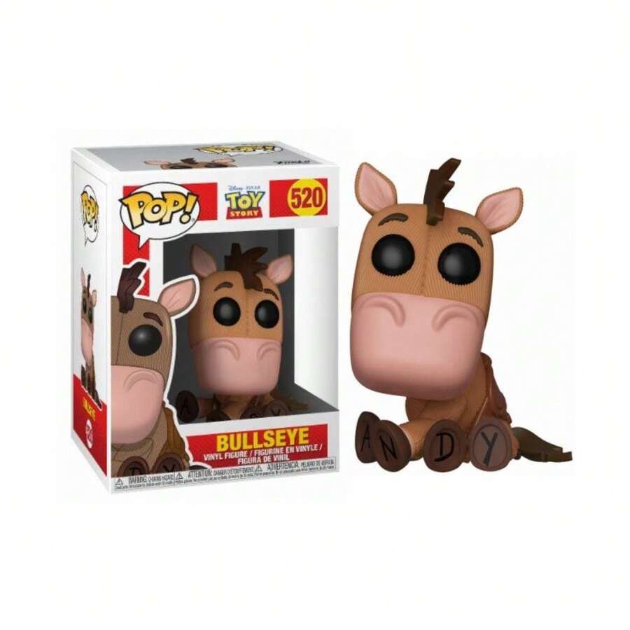 Funko POP! TOY STORY - BULLSEYE 37013, N. 520, NEGOZIO UFFICIALE CON LICENZA, CONSEGNA IN 24-48 ORE PENISOLA, FIGURA, BOMBHEAD, BAMBOLA, GIOCATTOLI, FILM, CARTONI ANIMATI, CAVALLO, 100% ORIGINALE - Grigio - Visualizzare 1