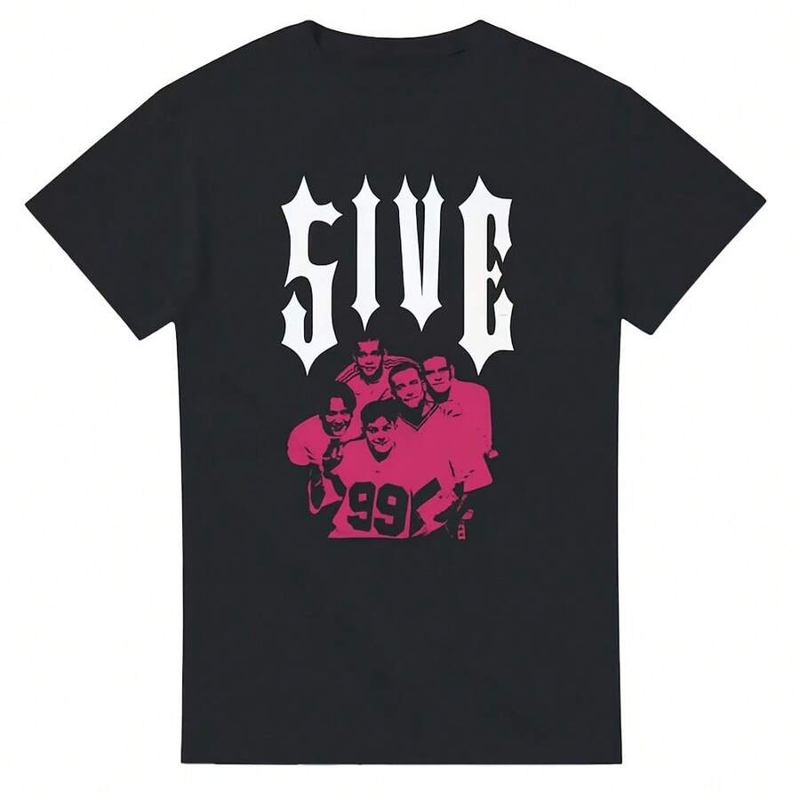 5IVE Gangsta Rap Rock Shirt - Black - View 1
