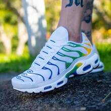 Promotion: TN Plus Vapor Bubble Cushioned Running Shoes, Air Fitness Gym Training, Premium, 24-Hour Shipping, Black And White - TN 巴西 - 查看 2
