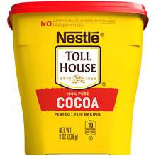Nestle' Nestle Toll House 100% Pure Cocoa Perfect For Baking, No Preservatives, Artificial Flavors Or Colors, Baking Cocoa (8oz) - 8 Ounce (Pack Of 1) - View 8