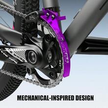 Colorful Bicycle Chain Guide, Aluminum Alloy Bike Chain Stabilizer, Anti-Drop Chain Guard, Anti-Slip Bicycle Chain Protector, Suitable For 32T-50T Single Chainring, Universal Clip-On Installation, Applicable To Mountain Bikes, Bicycles, Etc. Ideal Gift For Cycling Enthusiasts, Bicycle Chain Guard, Cycling Accessories, Bike Parts - Multicolor - View 3