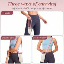 Bottle Strap Compatible With Smoothsip Slider 12oz 20oz Coffee Mug 12oz 24oz With Handle, Adjustable Heavy Duty Shoulder Strap, Sling, Hanging, Crossbody Carry Outdoors, Hiking - Mặc định - Xem 2