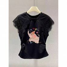 Women Accessory Sets - Black [colorful Elephant] - View 13