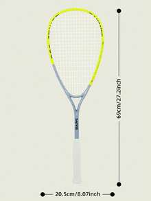 SALYWEE Gemini Composite Carbon Fiber Squash Racket, Ultra-Light, 14/19 Wire Bed For Enhanced Control – Ideal For Beginners, Holidays Gift For Squash Players, Sleek Racquet Design, Carbon Fiber Racket With Free Bag - Multicolor - View 10