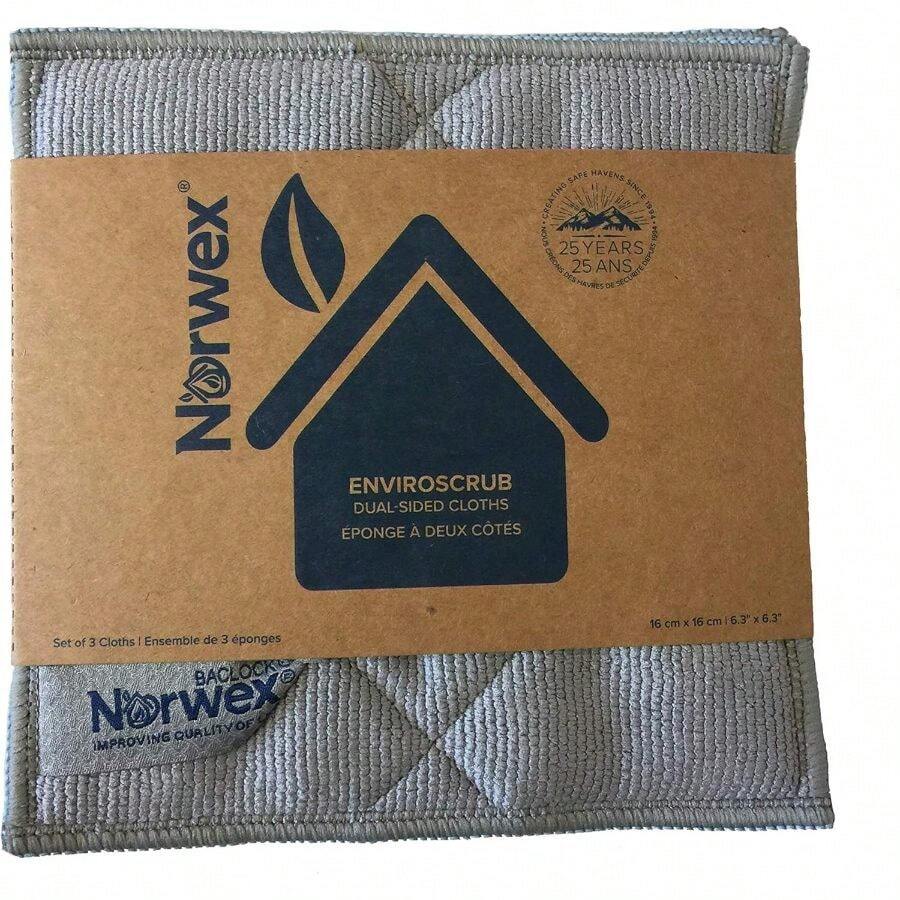 Norwex Duo-Sided EnviroScrubs, Graphite/Blue Pack Of 3 (Limited Edition) - Default - View 1