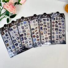 1张（6种可选图案）3D水晶贴纸，可爱贴纸，包括封印贴纸、糖果滴贴纸、贴纸簿贴纸、大号奖励贴纸、教育贴纸、卡通装饰贴纸，适合日常用于平板电脑、手机壳、剪贴簿、日记本、笔记本电脑、行李箱、杯子、滑板、笔记本、吉他等，是儿童生日礼物、返校用品、旅行用品、青少年房间装饰的理想之选。 - 彩色 - 查看 1