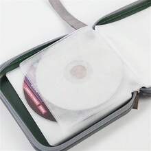 40片容量CD收納袋，防刮耐用光碟盒，便攜式車用DVD收納盒，居家/辦公室光碟整理盒 - 查看 4