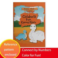 Kids Dot To Dot Connection Practice Book, Cute Character Number Linking Puzzle Pages, Early Learning Activity Book For Focus, Hand Eye Coordination And Fine Motor Practice - Multicolor - View 13