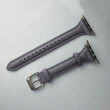 BEIMUSON 超薄真皮質感錶帶，適用於 38mm、40mm、41mm、42mm、44mm、45mm、46mm、49mm，由超纖 PU 合成皮革材質製成，適合 Ultra SE 系列 11/10/9/8/7/6/5/4/3/2/1 - 彩色 - 查看 43