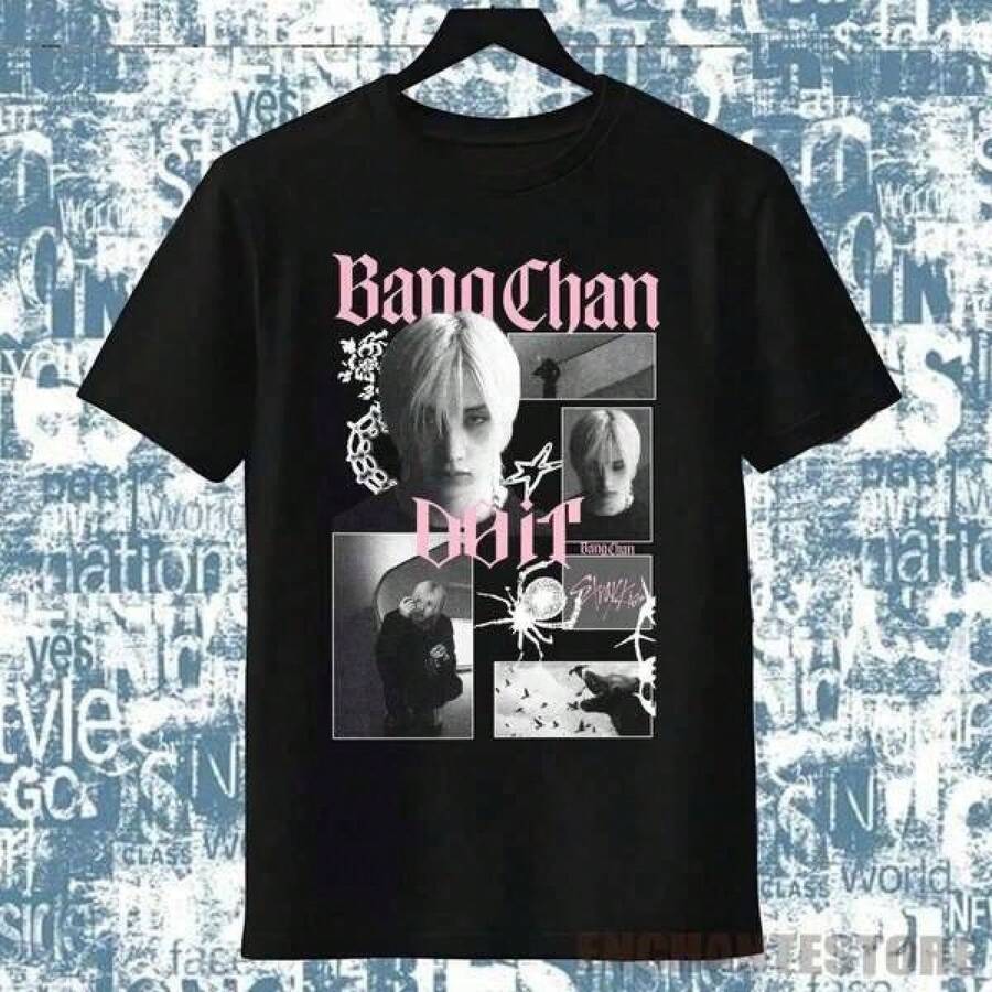 Camiseta de hombre del grupo coreano, camiseta retro de Bang Chan Do It, camiseta de Do It, camiseta de la gira mundial de dominATE celebra, sudadera SKZ It Tap, camisetas para padres e hijos, camisetas unisex, camisetas para niños, tops de moda coreana, camisetas para niños, camisetas familiares, regalos de cumpleaños, regalos navideños, regalos para fans del K-pop, tops para parejas, para adolescentes, ropa K-pop para niñas, blusas Y2K. blusas para mujer blusas casuales para dama blusas elegantes dama tops tops de mujer top playeras ropa de mujer sudaderas para mujer playa camisas blusa blanca ropa sudaderas,Comfy Pure Cotton Short Sleeve Top, Casual Loose Silhouette For Young Women Teen Girls, Breathable Material For Campus Street Weekend Vacation Outdoor Leisure Daily All Match Basic Outfittops elegantes playeras de niña tropicoqueta karol playeras de mujer tops de mujer tops de mujer ropa de niñas de 32 años ropa deportiva de mujer - Negro - Ver 1