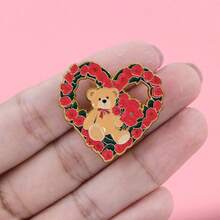 Pins e broches de esmalte para lapela, distintivos para mochilas e bolsas, decoração estilosa para presentear amigos. - Multicolorido - Ver 7