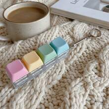 Combination Keychain (Random Color), Keychain Design, Can Be Hung On Car Keys, Bags, Non-Electric, The Best Gift For Festivals And Birthdays (Suitable For People Over 18 Years Old) - Keyboard - View 9