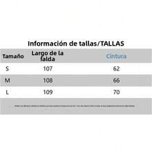 Falda midi corte A 2026, cintura elástica, dobladillo irregular, estilo casual y versátil - Albaricoque - Ver 7