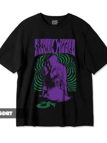 Camiseta de Electric Wizard - Legalize Albums - Unisex Heavy Tee, una camiseta de manga corta adecuada para el hogar, uso diario, fiestas y viajes-perfecta como regalo para amigos o familiares. - Negro - Ver 6