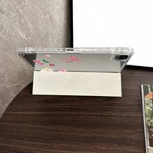 1 chiếc ốp lưng máy tính bảng hai mặt in hình gấu bông và quả anh đào, có khe cắm bút. - Nhiều màu - Xem 3