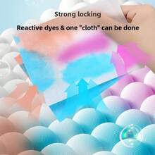 50pcs Colorful Color Catcher Laundry Sheets, Disposable Anti-Fading Color Absorbing Sheets, Prevent Clothing And Bedding Color Bleeding, Practical Daily Laundry Supplies - A - View 5