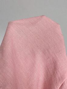 Camisa sin mangas con cuello en V, botones y bordado, con aspecto de lino, para mujer, para salidas de verano, citas, Año Nuevo, San Valentín, Pascua, Día de la Madre, festivales de música, estilo de Oriente Medio, bodas, elegante, vintage, casual - Rosa - Ver 4