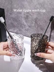 Bộ 4/2 cốc acrylic không vỡ họa tiết sông băng, cốc đa năng dùng trong phòng tắm và uống nước hàng ngày, cốc nhựa tái sử dụng cho cắm trại, du lịch đường dài, lễ tốt nghiệp và các bữa tiệc ngày lễ, vật dụng cần thiết tiết kiệm cho mùa tựu trường. - Nhiều màu - Xem 6