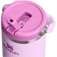 NEW 2026 IceFlow 2.0 Flip Straw Tumbler With Handle 30 Oz Twist On Lid And Flip Up Straw Leakproof Bottle Insulated Stainless Steel BPA- Soft Orchid - Soft Orchid + 30 Ounces - View 3