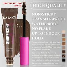 1pc Eyebrow Tinting Paste, Natural Non-Smudging, Long-Lasting Non-Fading, Suitable For Sparse, Light-Colored, Irregular Eyebrows - Multicolor - View 3