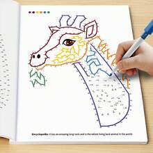 48-Themes Dot To Dot Activity Book For Kids, 2-In-1 Connecting & Coloring With Encyclopedia Knowledge, Great For Improving Concentration And Fine Motor Skills, Interactive Learning & Number Tracing, Birthday Party Favor Supplies - Multicolor - View 7