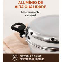 Forma para bolo Americana - Cinza - Visão 5