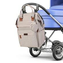 Túi đựng tã bỉm ngoài trời nhẹ, tiện dụng, có thể treo lên xe đẩy, túi đa năng cho mẹ với dung tích lớn. - Nhiều màu - Xem 5