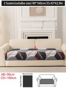 1 chiếc vỏ đệm sofa dày dặn, ấm áp dùng được cả bốn mùa, kiểu dáng hiện đại tối giản, chống trượt, chống bụi và có thể giặt được, mềm mại và thoáng mát, thân thiện với thú cưng, phù hợp với sofa hình chữ L và sofa 1/2/3/4 chỗ ngồi. - Màu xám đen - Xem 16