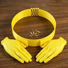 1pc Creative Wearable Palm Shaped Sun Visor Hat, Funny Novelty Adjustable Size - Multicolor - View 12