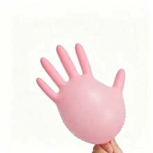 Wholesale--2/50/100Ppcs Light Pink Composite Nitrile Gloves, Disposable Gloves, Suitable For Kitchen, Dishwashing And Home Cleaning, Reversible, Latex-Free Formula, Suitable For Indoor And Outdoor Use, Kitchen Cleaning Gloves. - Light Pink - View 10