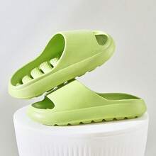 Sandal Kamar Mandi Bahan EVA, Desain Berlubang untuk Pengeringan Cepat, Unisex, Cocok untuk Pantai, Kolam Renang, Penggunaan di Rumah, Portabel, Ringan, Tidak Bersuara, Anti Selip - Berbentuk lubang - View 22