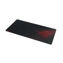ASUS Mousepad ROG Sheath Extragrande Suave Superficie para Movimientos con precisión Base de Goma roja Antideslizante y los Bordes con Doble Bordado Ultra Resistente - Negro con diseno - Ver 5