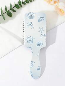 1/4 piezas Cepillo de pelo grande con cojín de aire con elemento de tortuga oceánica de verano con forma de corazón, antiestático, cómodo y transpirable, adecuado para diferentes tipos de cabello, regalo de cumpleaños/festivo, esencial para viajes/hotel - Multicolor - Ver 6
