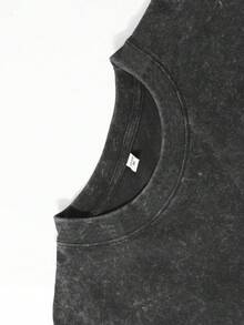 Camiseta Básica Casual de Mujer con Estampado de Tigre para Primavera y Verano, Ideal para Salidas, Citas y Uso Diario, Cuello Redondo y Manga Corta, Suave y Cómoda, Disponible en Tallas S a XXL - Negro - Ver 5
