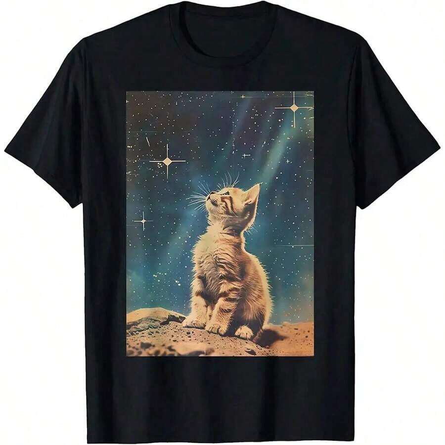 Short-Sleeved T-Shirt With A Fun Print For Dog Lovers, Accessories And Items For Dog Owners, "Life Without Dogs Is Cute... I Don't Think So", Unisex For Adults And Children, Black, 100% Cotton. - 黑色 13 - 查看 1