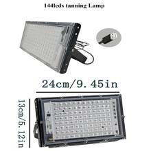 Sunbathing Lamp With Tripod, 395 Wavelength, USB Easy To Install, Suitable For The Whole Body, Suitable For Both Men And Women As Holiday Gifts, Giving Eye Masks. - Black - View 3