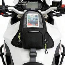 Bolsa de tanque magnética para motocicleta, bolsa de almacenamiento universal para motocicleta, diseño impermeable, bolsillo exclusivo para teléfono, firme y no se suelta fácilmente, la capacidad cumple con las necesidades de viaje, excelentes artículos para el transporte en motocicleta - A - Ver 6