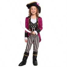 Trang phục cướp biển cho bé gái, trang phục nhập vai cướp biển cho bé trai và bé gái, lễ Purim, Halloween, tiệc sinh nhật, trang phục hóa trang. - Nhiều màu - Xem 4