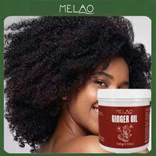 MELAO 100% Puro Olio di Zenzero Naturale Estratto a Freddo e Non Raffinato, Adatto per Cuoio Capelluto Secco e Capelli Crespi, Nutre Capelli Forti e Lucenti, Aumenta Morbidezza e Lucentezza, Cura Naturale dei Capelli, 100g/3.53oz - 100 g - Visualizzare 1