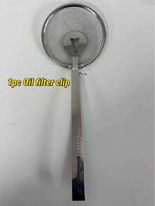 1 buah Sendok Pemisah Minyak Stainless Steel - Sendok Penyaring Lemak, Cocok untuk Sup dan Kuah, Alat Penyaring Lemak untuk Hot Pot, Dengan Gagang Panjang dan Corong Tuang, Mudah Menuang, Struktur Kokoh, Cocok untuk Penggunaan di Dapur, Aksesori Dapur - MultiWarna - View 14