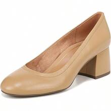 Vionic Womens Carmel - 5 + Camel Nappa - View 1