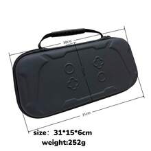 Túi đựng Switch vỏ cứng chống sốc, di động, thích hợp mang đi du lịch cho Switch 2. Được làm từ vải đen chống mài mòn với vỏ cứng EVA độ cứng cao, túi cung cấp khả năng chống rơi và chống sốc hiệu quả. Được trang bị dây đeo tay tích hợp, túi nhẹ và dễ mang theo. - Xem 5