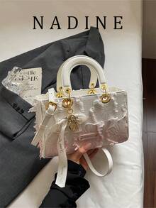 新款漸層色流蘇大方包，女款手提包，單肩斜背包，通勤包 - 多色 - 查看 11
