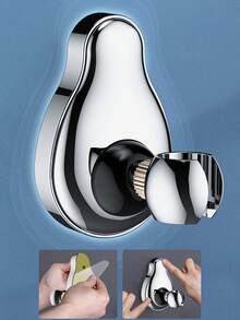 Giá đỡ vòi sen 1 cái có thể xoay và điều chỉnh, không cần khoan, có thể tháo rời, gắn tường bằng giác hút chống thấm nước. Thiết bị phòng tắm - giá treo đồ trong phòng tắm - Xem 8
