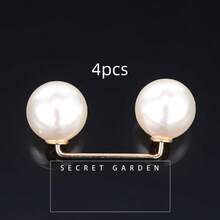 2/4 piezas Clips de dobladillo de mezclilla, bloqueador de luz del pecho, botones de cinturón de cintura, clips antiarrastre para zapatos, ajustador de longitud de pantalones - Multicolor - Ver 16