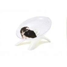 1 món đồ chơi đĩa bay cho chuột hamster, đồ chơi đĩa chạy tích hợp bằng acrylic, thiết kế yên tĩnh, không có đường nối, không gây kẹt chân. - Nhiều màu - Xem 3