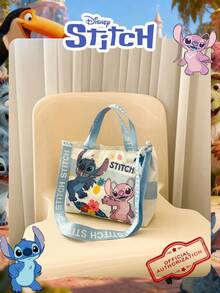 Disney 1 chiếc túi tote họa tiết nhiệt đới Stitch và Angel chính hãng, túi đựng kẹo Stitch tinh nghịch, túi đựng cơm trưa, túi đựng đồ ăn nhẹ, túi xách hoạt hình rộng rãi, túi hàng ngày nhẹ nhàng, phù hợp cho sử dụng hàng ngày, đi mua sắm và phối với trang phục dễ thương, tuyệt vời để đựng đồ ăn nhẹ, chìa khóa và mỹ phẩm. - Nhiều màu - Xem 8