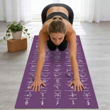 1 tấm thảm yoga 71*22 inch, nhiều họa tiết khác nhau - Thảm tập thể dục dày, chống trượt và chống mài mòn, thích hợp cho người mới bắt đầu tập yoga tại nhà hoặc chuyên nghiệp. - Nhiều màu - Xem 8
