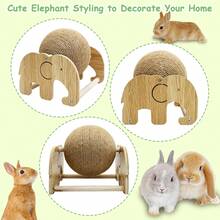 This Durable Sisal Cat Scratching Board, Cat Tree, Cat Scratching Ball, And Cat Scratching Post All Have Wear-Resistant And Scratch-Resistant Features. This Vertical Cat Scratching Post Has Rollers That Won't Fall Off Or Leave Debris. It Is An Ideal Choice For You And Your Cat To Spend Time Together. It Is The Perfect Gift For Your Cats, And Also Their Favorite Gift. - one-size - View 4