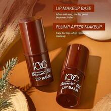 Large Capacity Coconut Flavored Lip Balm & Lip Oil, Moisturizing, Hydrating, Prevent Chapping, Fade Lip Lines, Exfoliate Dry Skin, Lip Care For Men & Women - 1 Coconut Lip Balm - View 7